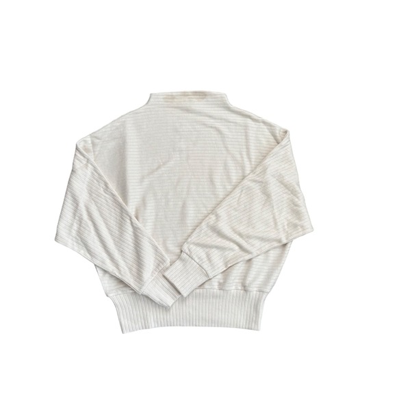Madewell Tops - Madewell Ribbed Mockneck Dolman Top Womens‎ Medium Cream NY313